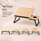 Foldable Bed Desk for Laptop & Kids Study – with Cup Holder & Tilting Tray