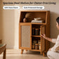 Premium Bamboo Coffee Station & Storage Cabinet