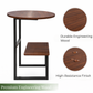 Dual-Tier G-Shaped Side Table
