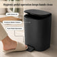 5L Matte Finish Dustbin with Removable Inner Bucket | Bathroom, Bedroom & Office