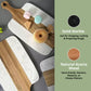 White Marble & Acacia Wood Chopping & Serving Board - SimplifiNest