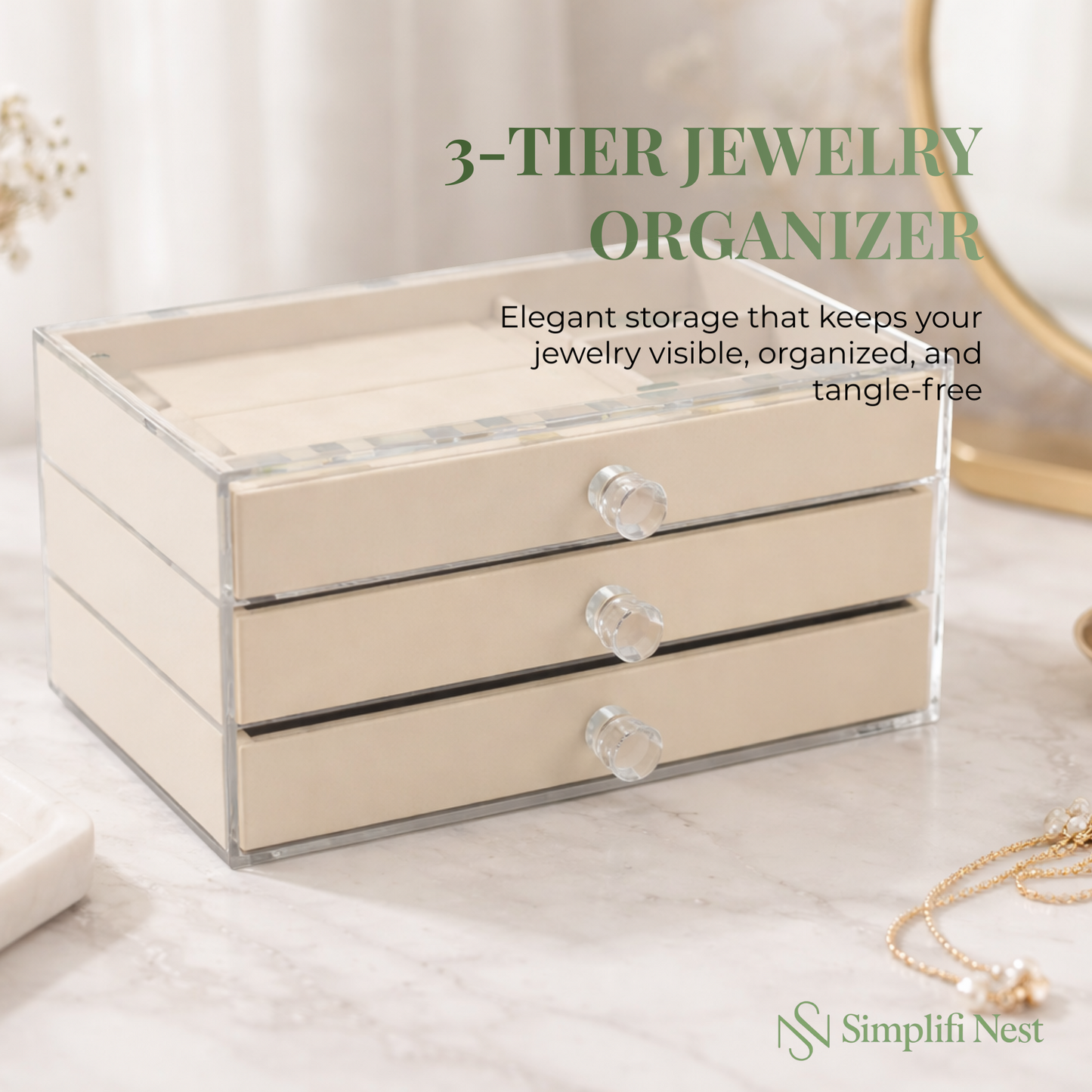 3-Tier Jewelry Organizer