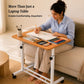 Adjustable Height Laptop Table & Standing Desk | 60–90cm | Wood + Iron