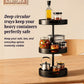 Circular Rotating 360° Kitchen Rack |3-Tier & 2-Tier | Stainless Steel Organizer