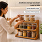 Bamboo Countertop Organiser Rack with Fibre Panels | Kitchen, Bathroom & Desk