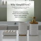 Premium 3-Piece Ceramic Bathroom Accessory Set