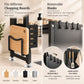Over-Sink Dish Drying & Storage Rack with Frosted Cabinet Door | Fits Indian Sinks