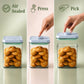 POP One-Touch Airtight Containers – Set of 6 | Stackable & BPA-Free | Patented