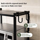 Expandable Carbon Steel Microwave & OTG Stand