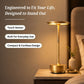 Rechargeable Cordless Metal Table Lamp | Touch Control | 3 Light Modes | Type-C | Heavy Base | 6–8 Hrs Battery