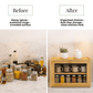 Bamboo Countertop Kitchen Cabinet with Fiber Glass-Style Finish