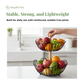 Circular Dual Tier Fruit & Vegetable Basket
