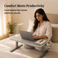 Portable Laptop Bed Station with LED Lamp & Charging