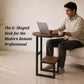 Dual-Tier G-Shaped Side Table