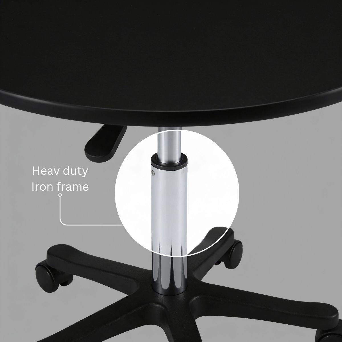 Multi-Purpose Round Rolling Table
