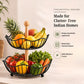 Circular Dual Tier Fruit & Vegetable Basket