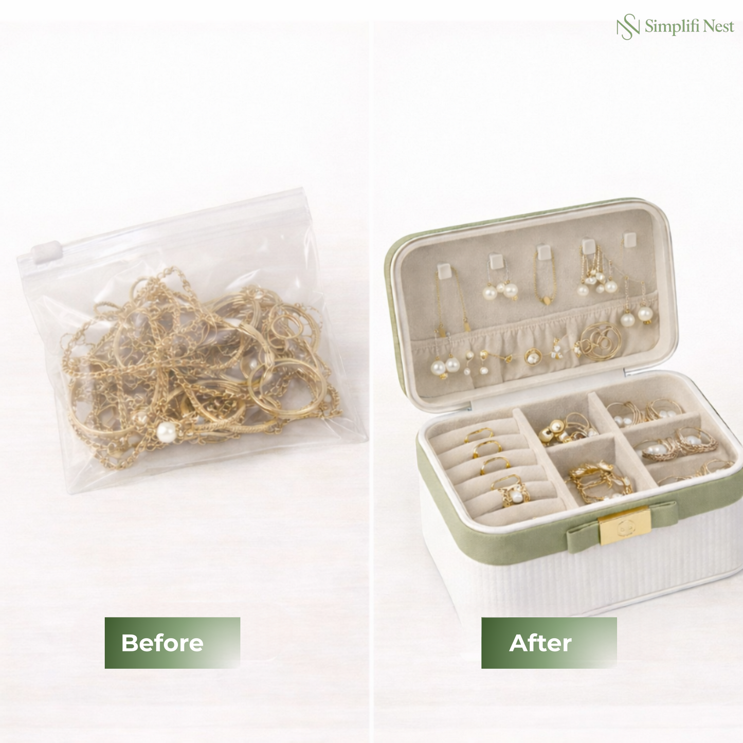 Premium Leather Jewelry & Travel Organizer