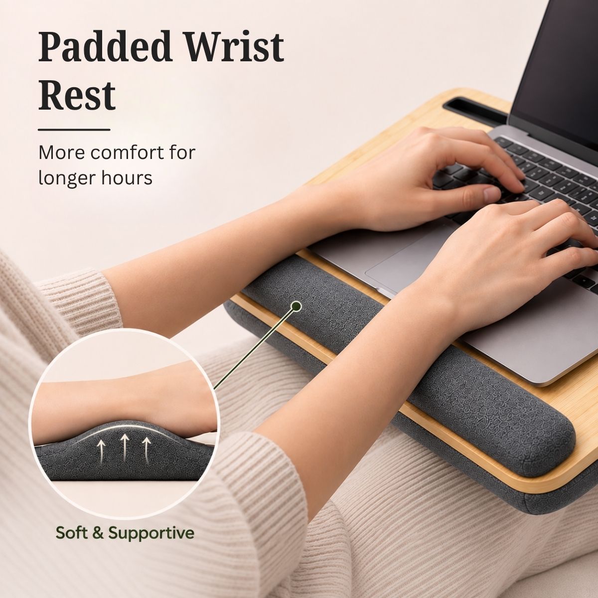 Cushioned Lap Laptop Desk