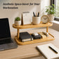 Bamboo Oval 2-Tier Kitchen Counter Organizer Rack