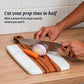 White Marble & Acacia Wood Chopping & Serving Board