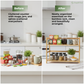 2-Tier Bamboo Countertop Rack — Kitchen, Bathroom & Desk Organizer