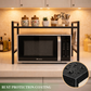 Powder Coated Metal Microwave Stand India – Rust-Resistant Kitchen Appliance Rack – SimplifiNest
