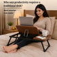 Foldable Bed Desk for Laptop & Kids Study – with Cup Holder & Tilting Tray