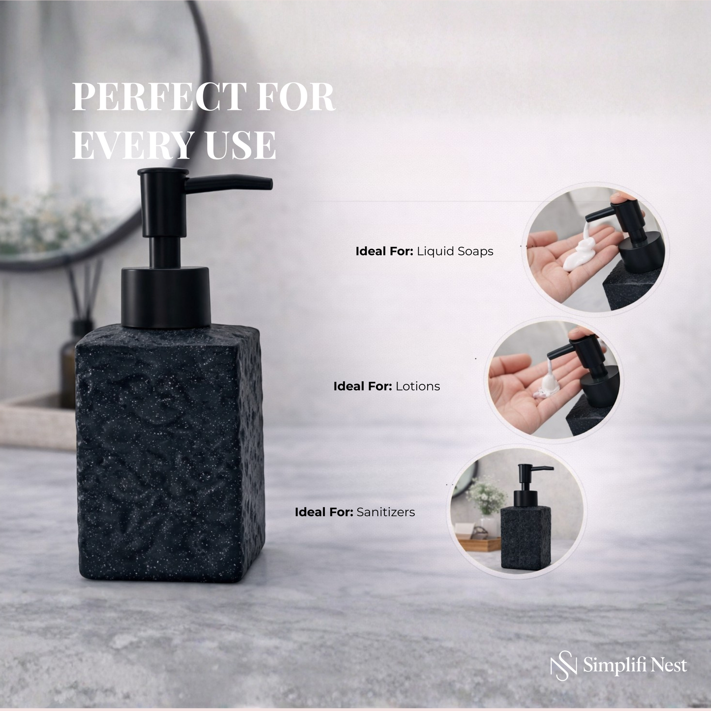 Artisan Ceramic Soap Dispenser