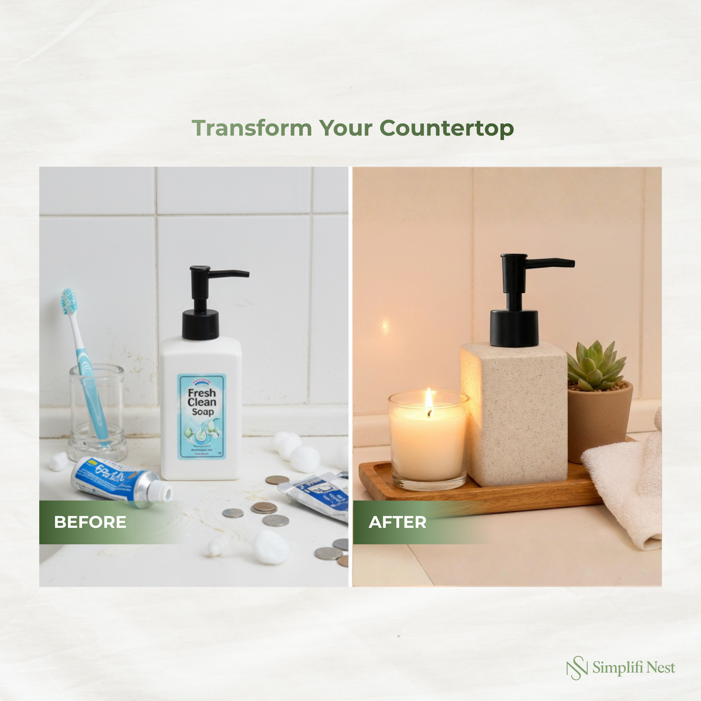 Artisan Ceramic Soap Dispenser
