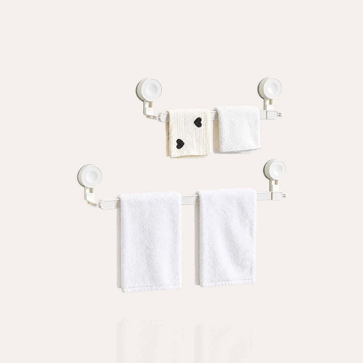Suction Towel Stand (No-Drill, Waterproof)