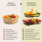 Rectangular Dual Tier Fruit & Vegetable Basket