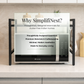Powder Coated Metal Microwave Stand India – Rust-Resistant Kitchen Appliance Rack – SimplifiNest