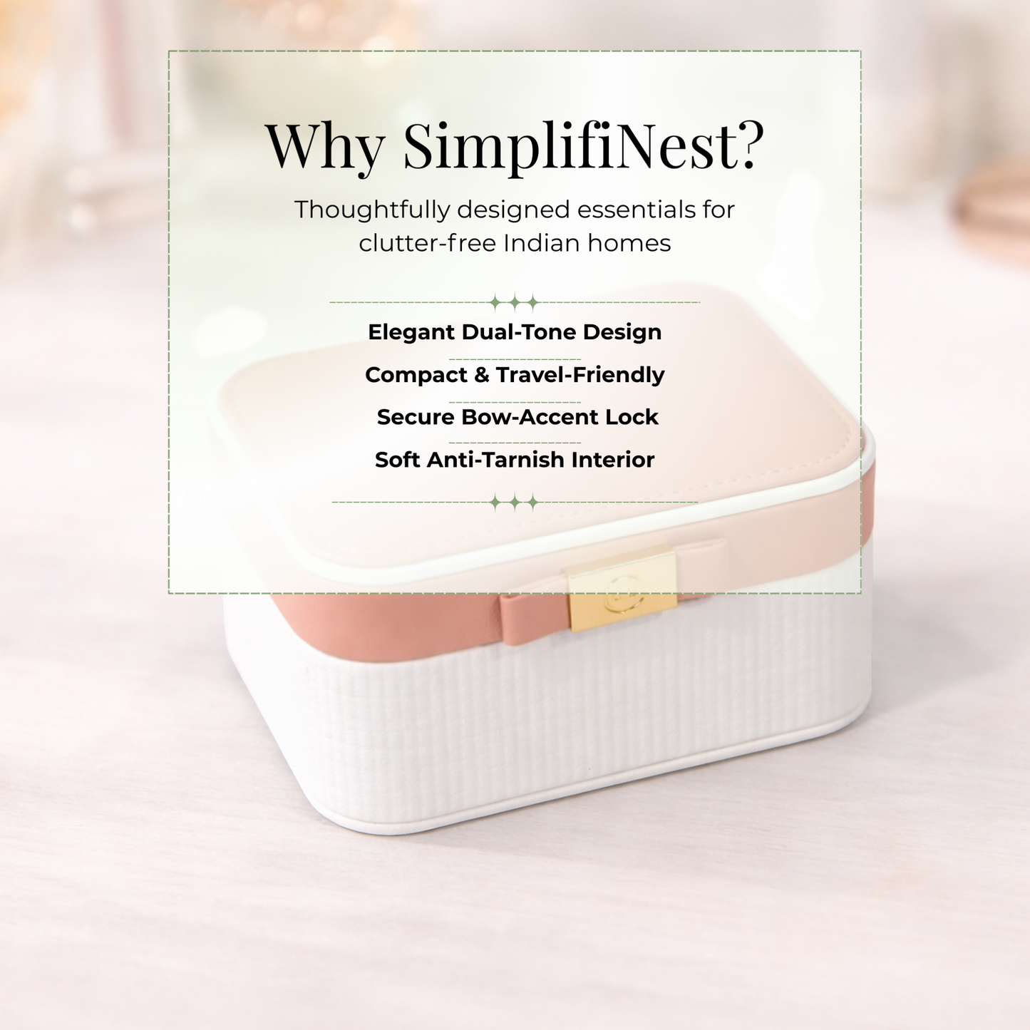 Premium Leather Jewelry & Travel Organizer