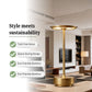 Rechargeable Cordless Metal Table Lamp | Touch Control | 3 Light Modes | Type-C | Heavy Base | 6–8 Hrs Battery