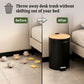 Metal Dustbin with Foot Pedal & Removable Bucket | Rust-Free Steel & Bamboo | 5L