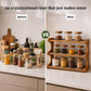 Bamboo Countertop Organiser Rack with Fibre Panels | Kitchen, Bathroom & Desk