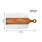 White Marble & Acacia Wood Chopping & Serving Board - SimplifiNest