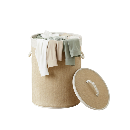 Simplifi Nest Round Premium Bamboo Laundry & Storage Basket
