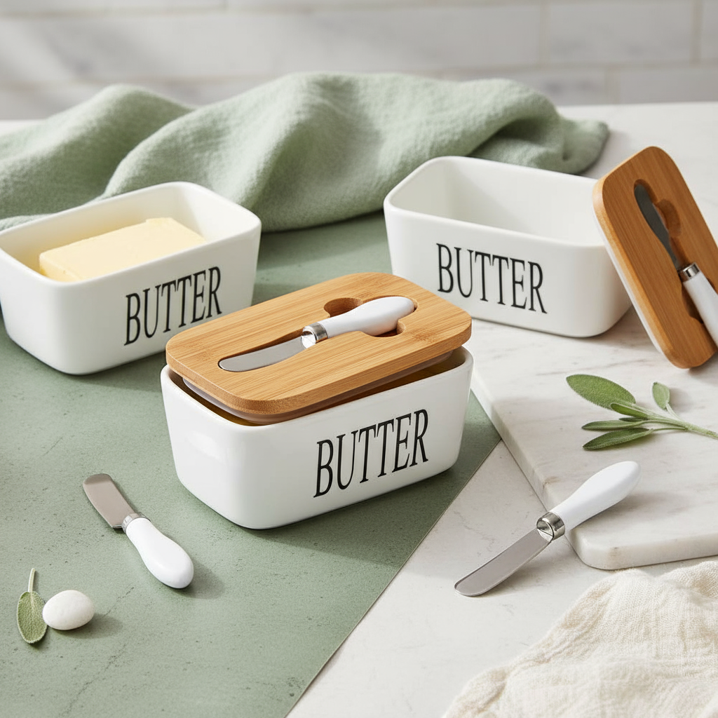 Butter Dishes & Keepers
