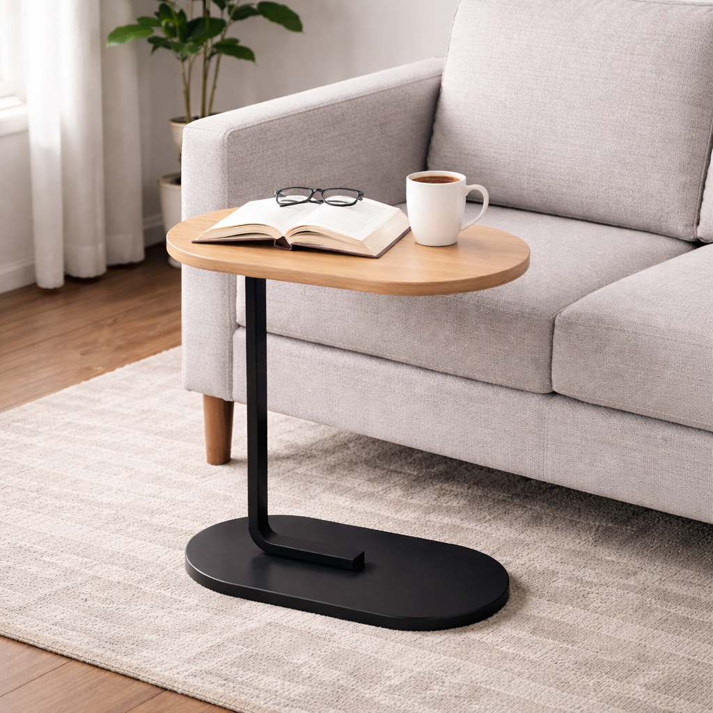C-Shaped Side Table