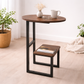 Dual-Tier G-Shaped Side Table