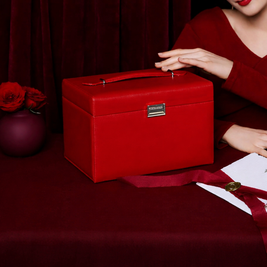 Luxe Leather Bridal Vanity Trunk