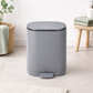 5L Matte Finish Dustbin Gray with Removable Inner Bucket – SimplifiNest India Premium Dustbin