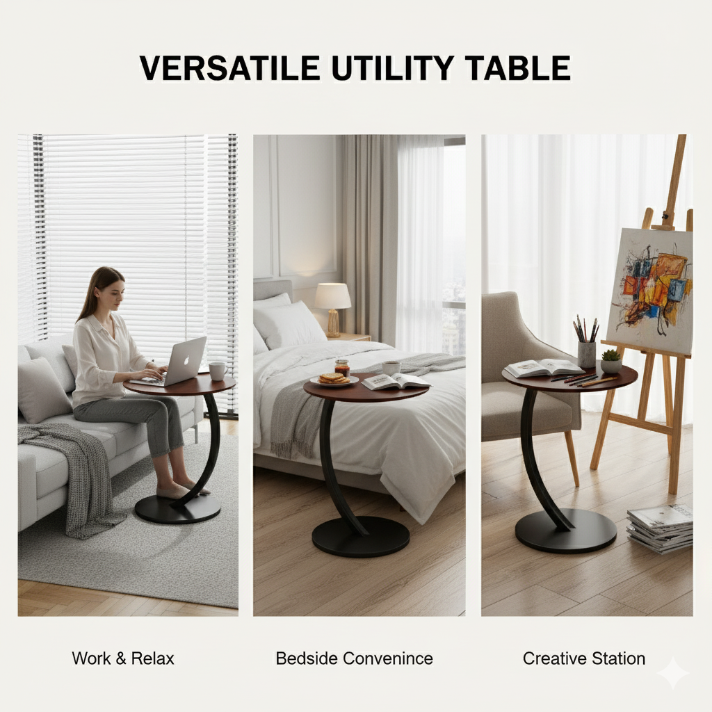 Mini Round Side Table - SimplifiNest