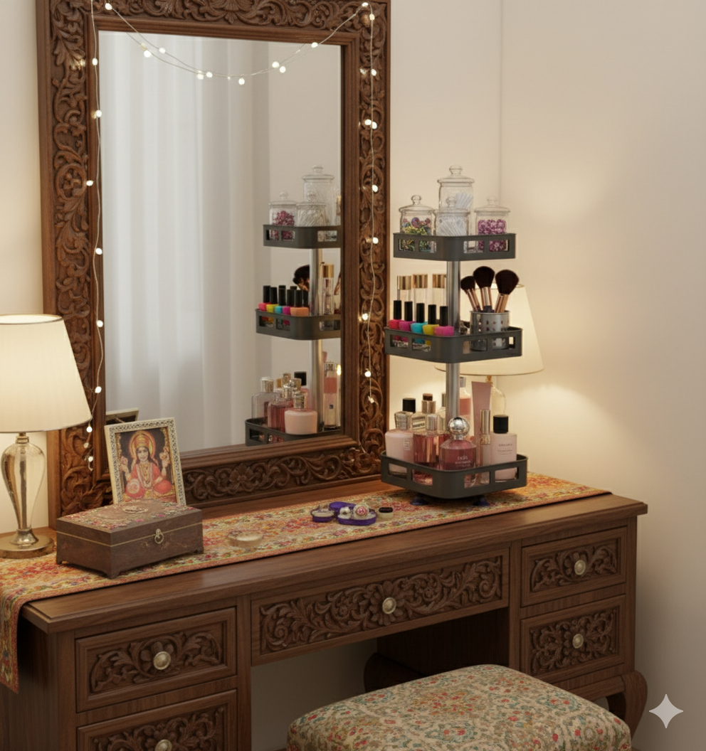 3-Tier 360° Rotating Kitchen Rack - SimplifiNest