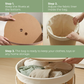 Simplifi Nest Round Premium Bamboo Laundry & Storage Basket