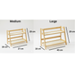 Bamboo 2-Tier Kitchen Counter Organizer Rack