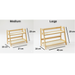 Bamboo 2-Tier Kitchen Counter Organizer Rack