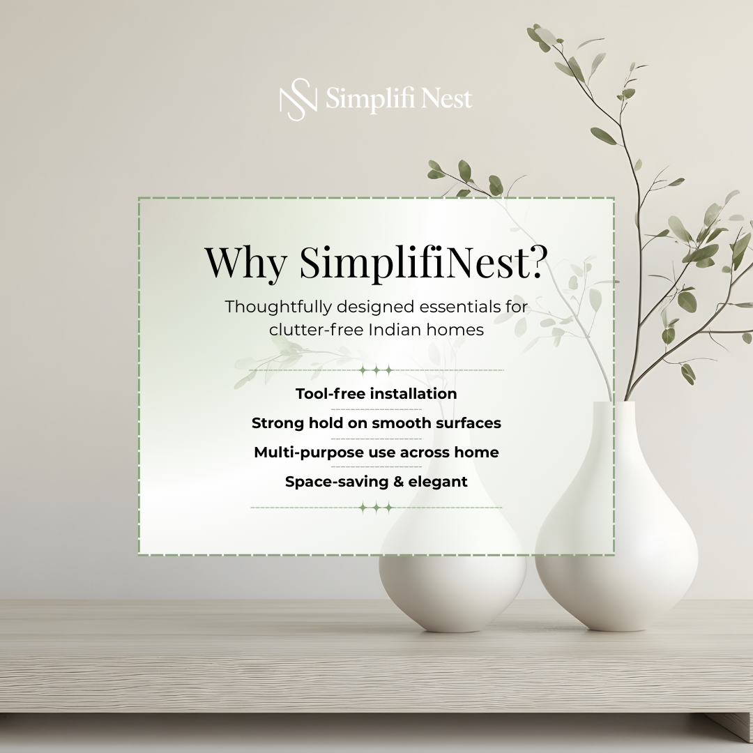 No-Drill Suction Wall Shelf