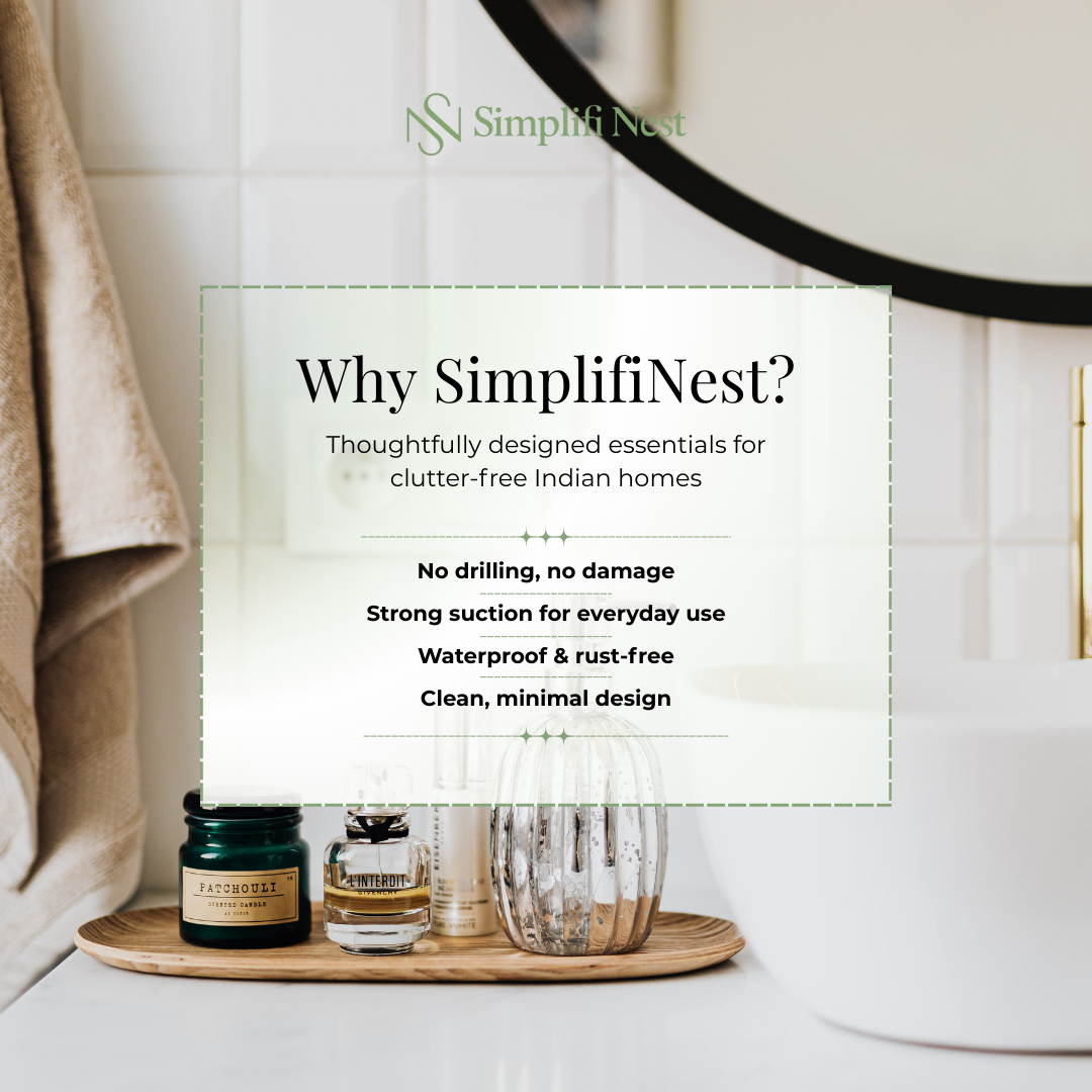 Suction Towel Stand (No-Drill, Waterproof)